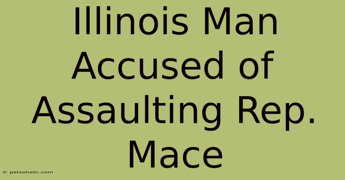 Illinois Man Accused Of Assaulting Rep. Mace